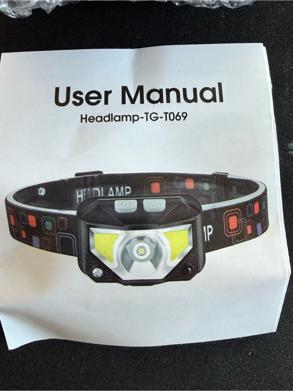 Rechargeable LED Headlamp Motion Sensor 8 Modes Camping New - Picture 5 of 5